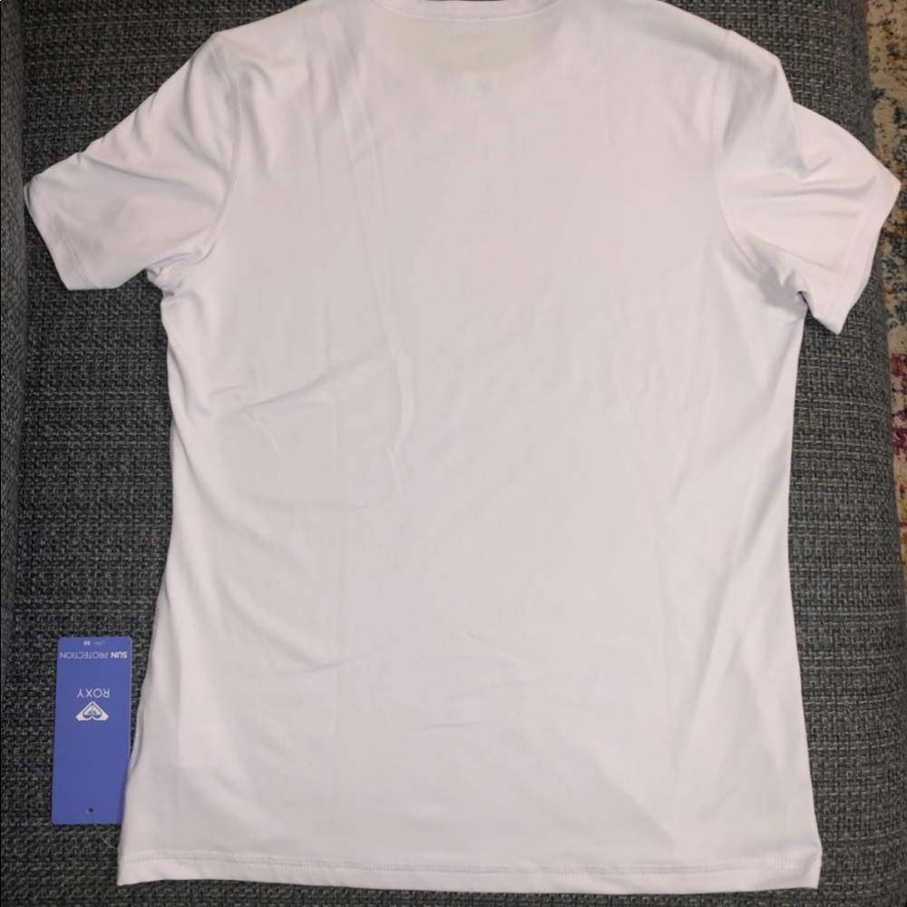 White Roxy Rash Guard - Picture 2 of 3